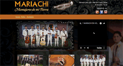 Desktop Screenshot of mariachimensajeros.com