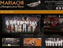 Tablet Screenshot of mariachimensajeros.com